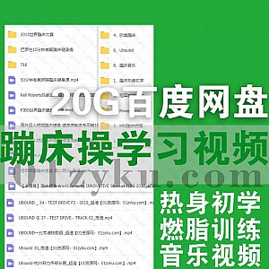 20G蹦床健身操Power Jump教学视频百度网盘资源合集,包含蹦床操燃脂训练/热身初学/跳床健身……等内容