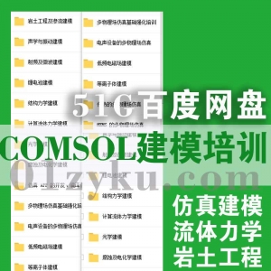 comol中国建模培训视频教程