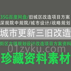 城市更新三旧改造资料素材