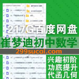 崔梦迪初中数学课程资源