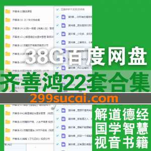 22套齐善鸿国学课程资源合集