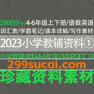 2023小学4-6年级教辅资料文档合集