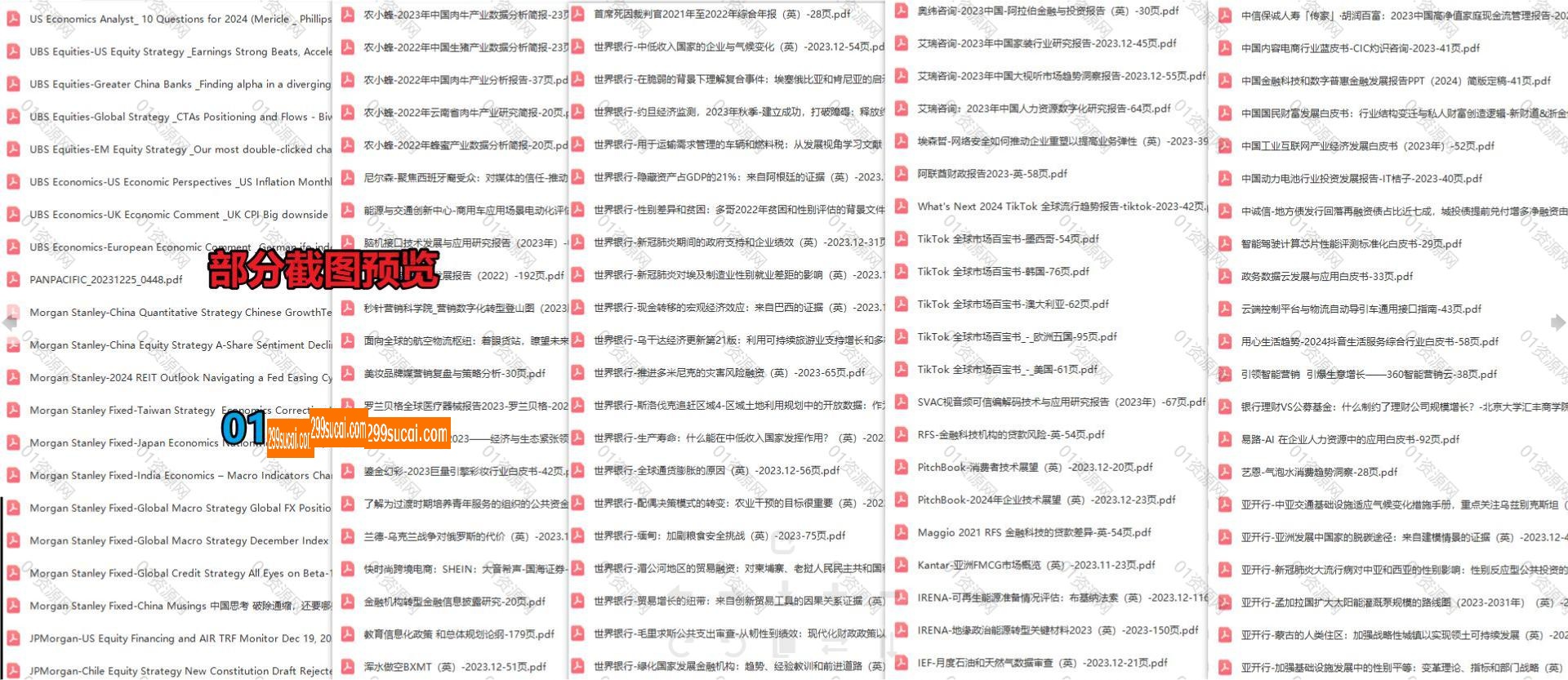2023年12月第4周行业报告PDF资源配图