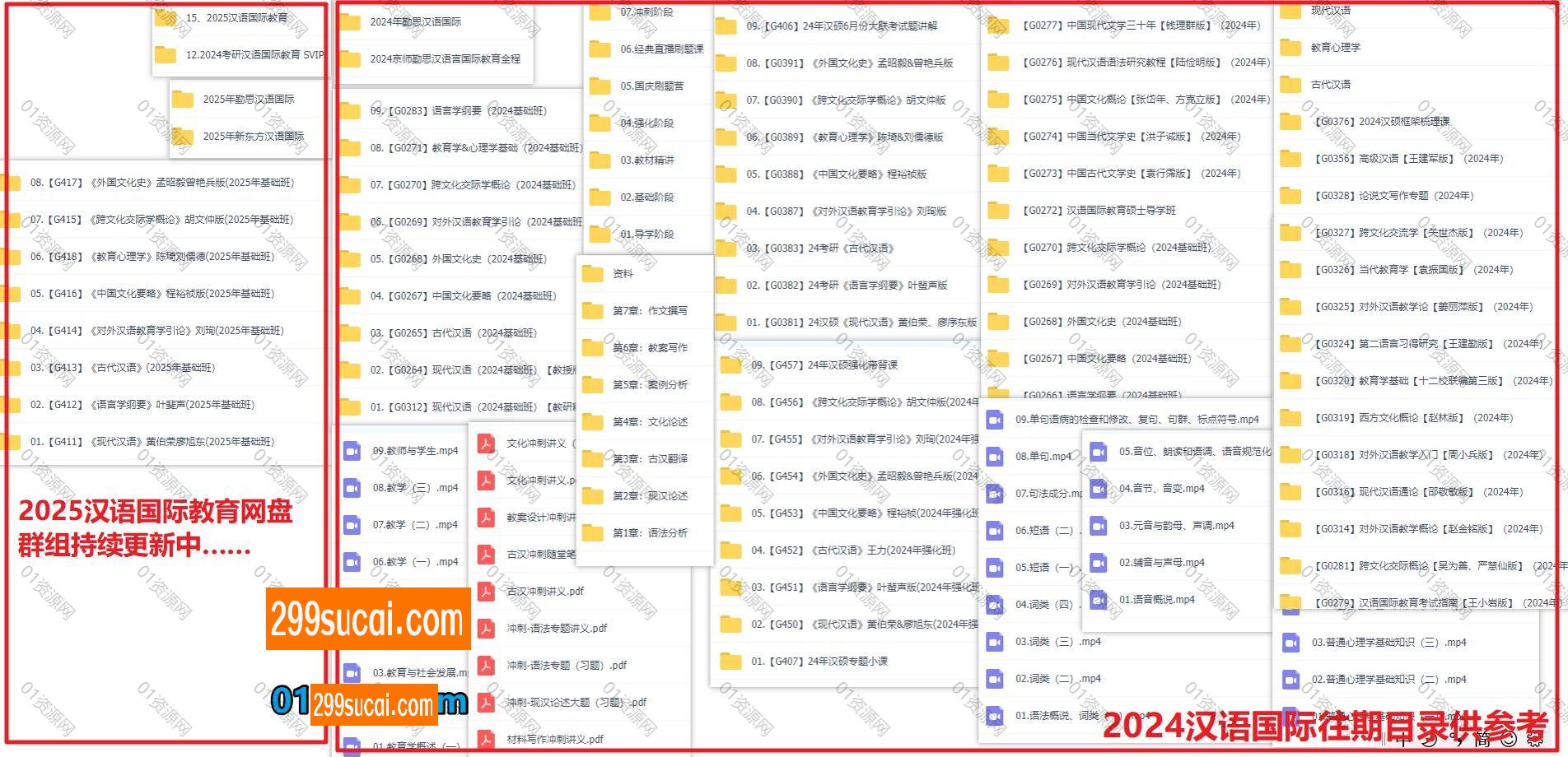 2025汉语国际教育考研网课资源截图
