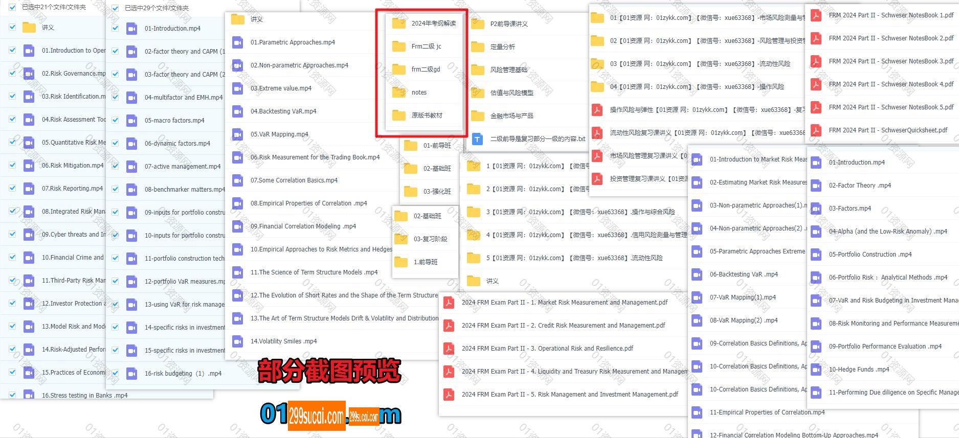 2024年FRM二级考试视频课程资源截图