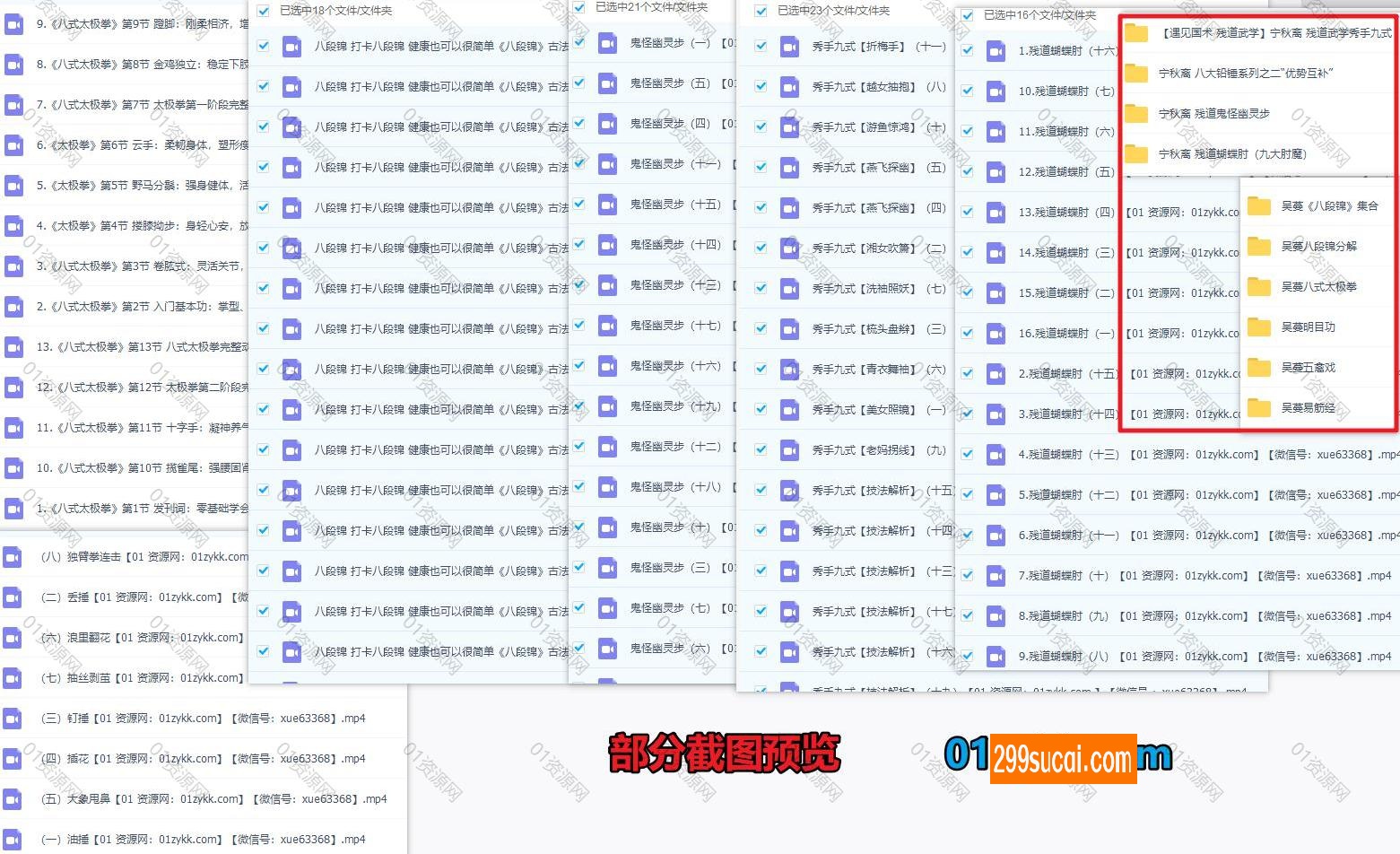 宁秋离吴蔓课程资源合集截图