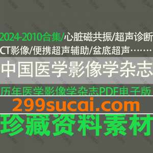 历年中国医学影像学杂志电子版合集