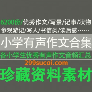 小学优秀有声作文音频合集