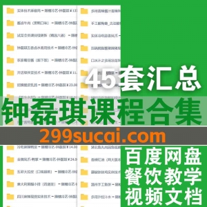 45套钟磊琪课程资源合集