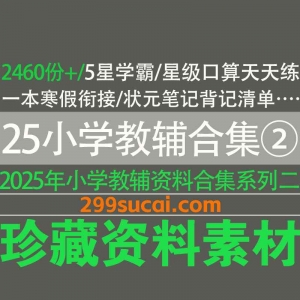 2025年小学教辅资料合集二