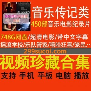 450部音乐传记类电影资源合集