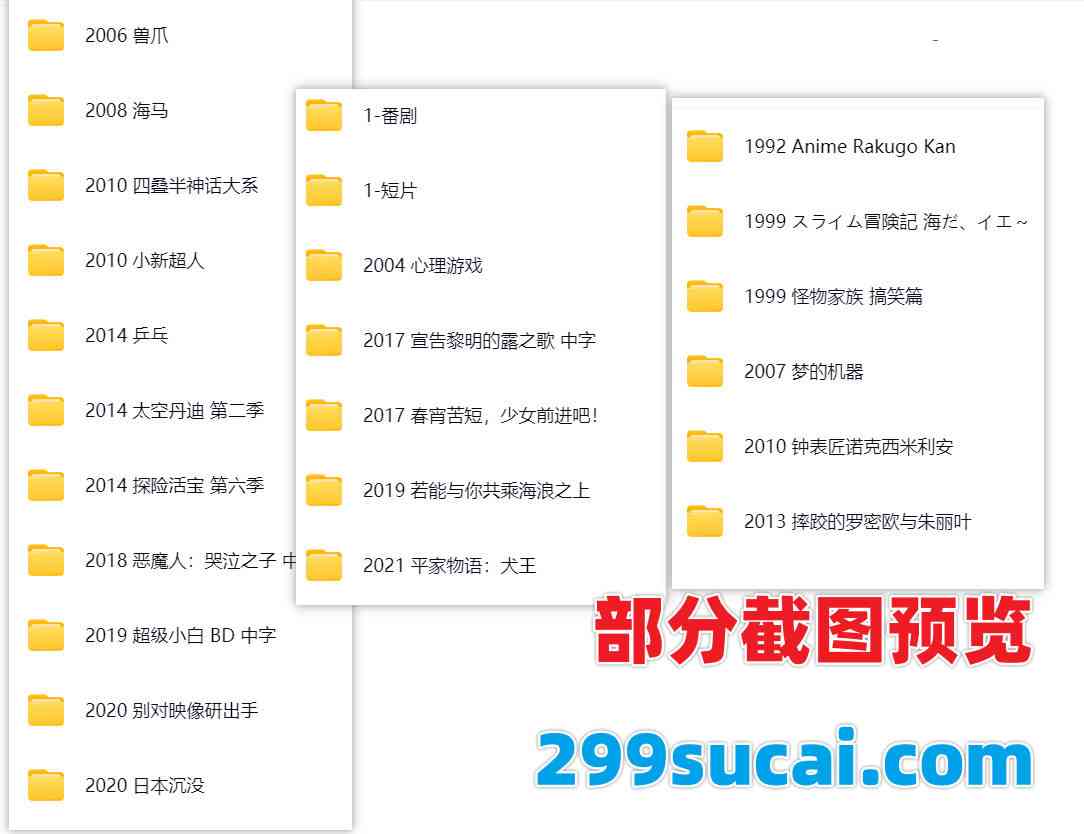 22部汤浅政明导演作品资源合集截图