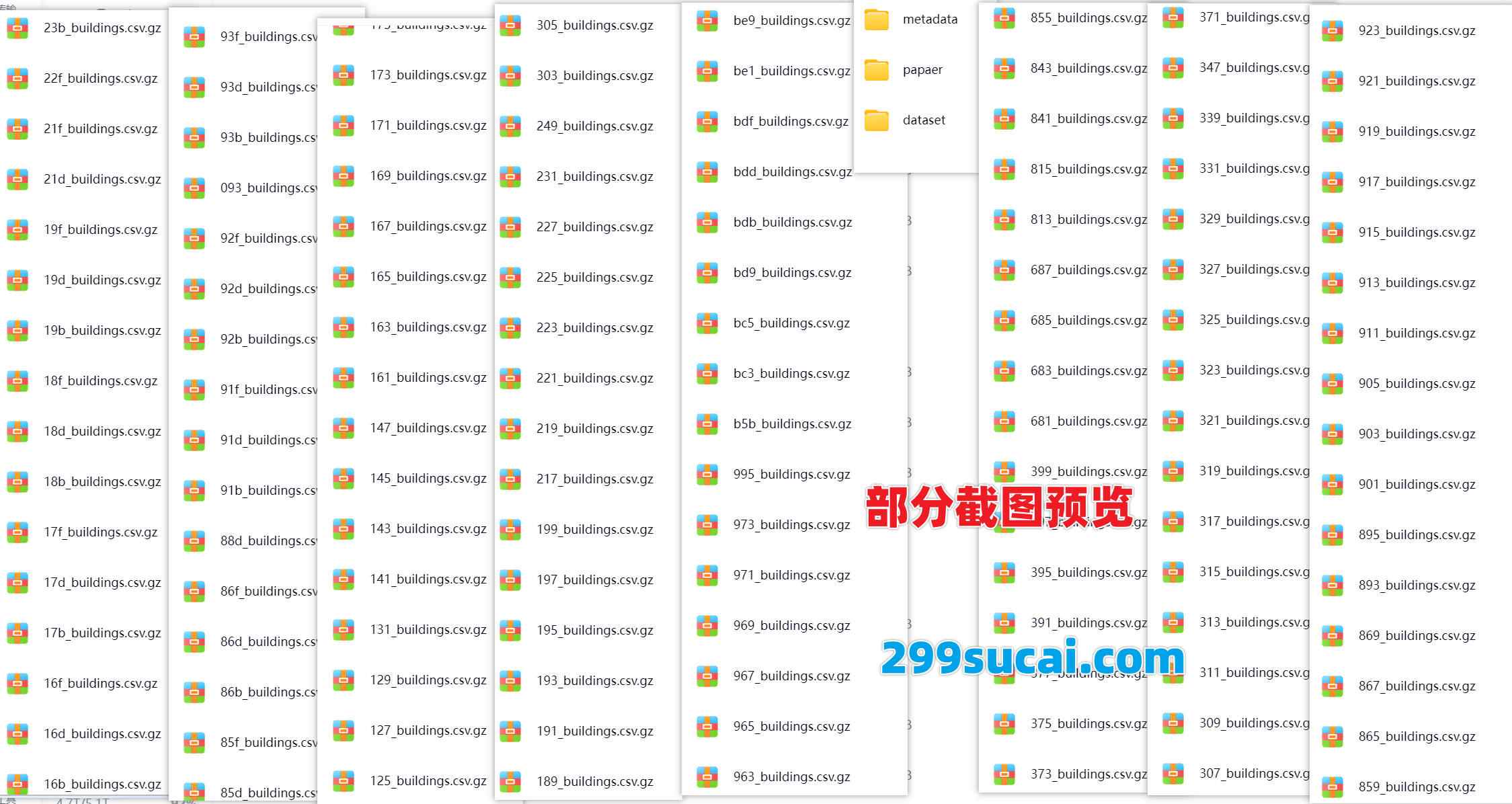 谷歌18亿万建筑足迹数据集资源截图