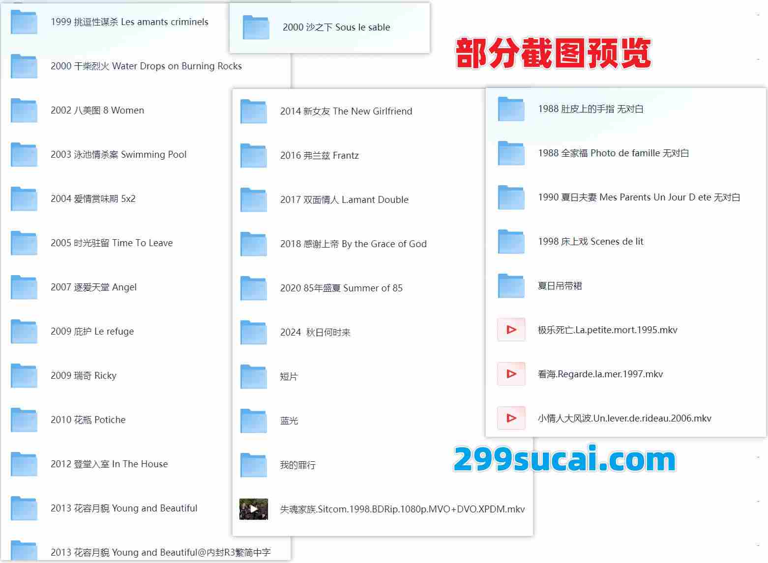 29部弗朗索瓦欧容电影网盘资源合集截图