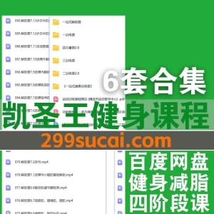 6套凯圣王健身课程资源合集