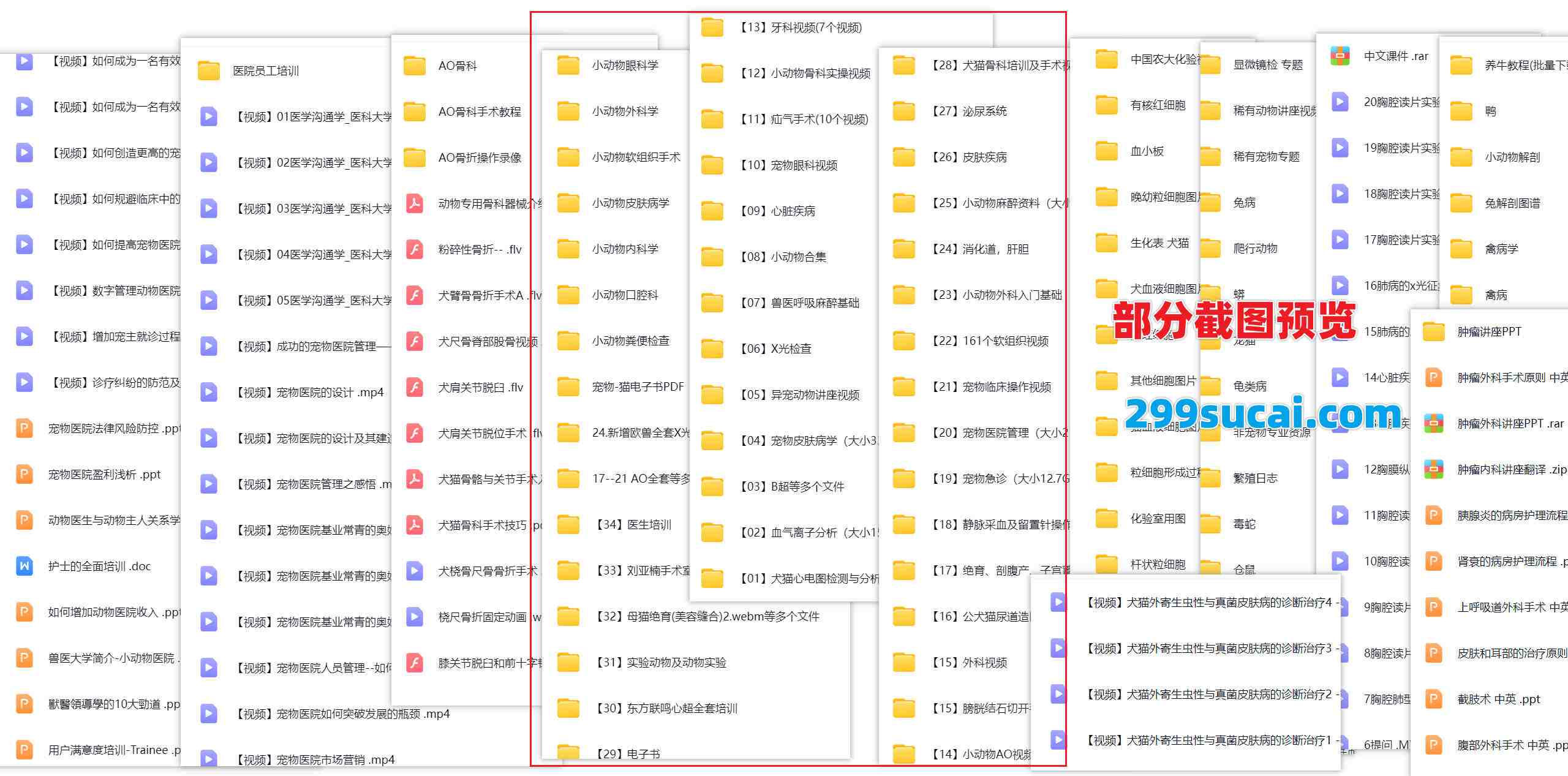 329G宠物医学培训课程资料合集截图