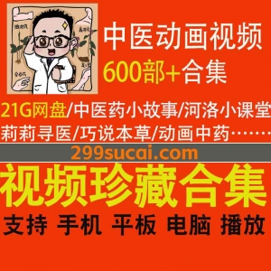 600部+中医动画视频网盘资源合集
