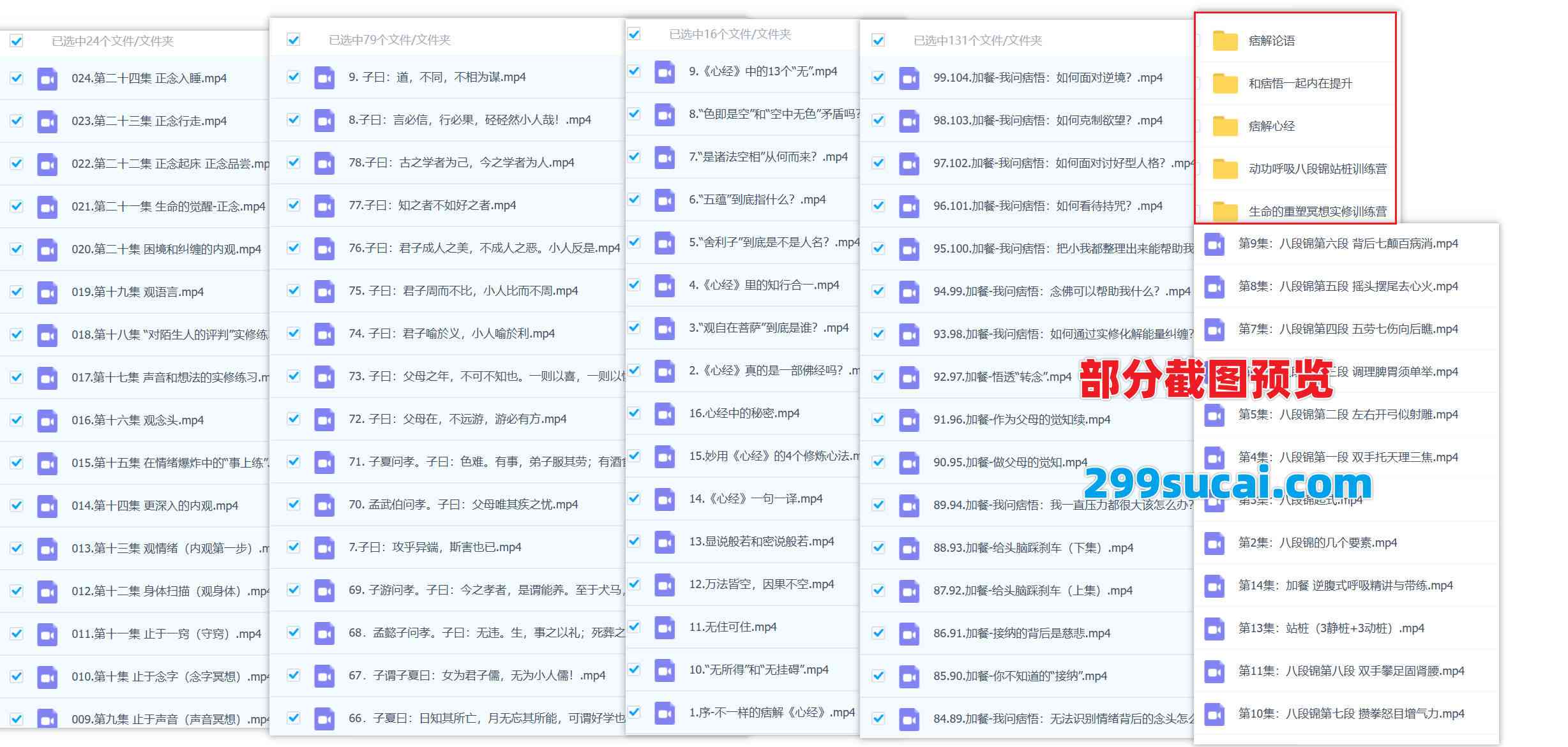 5套痞悟冥想课程资源合集截图