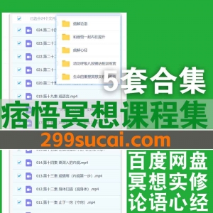 5套痞悟冥想课程资源合集