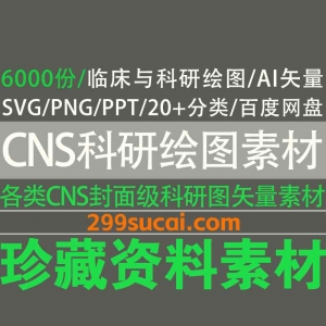 6000套CNS封面级别科研绘图素材矢量图片格式