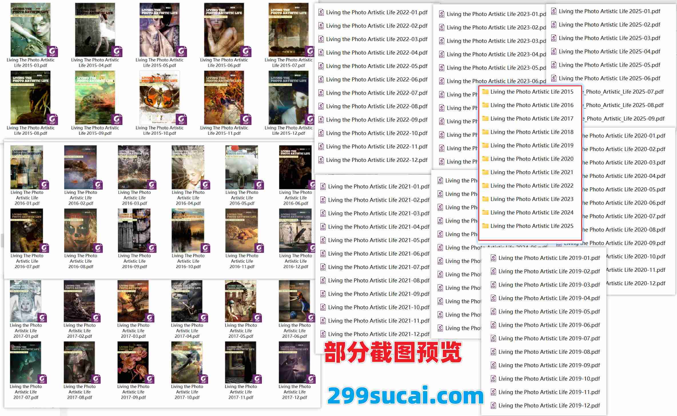 Living The Photo Artistic Life杂志电子版资源合集截图