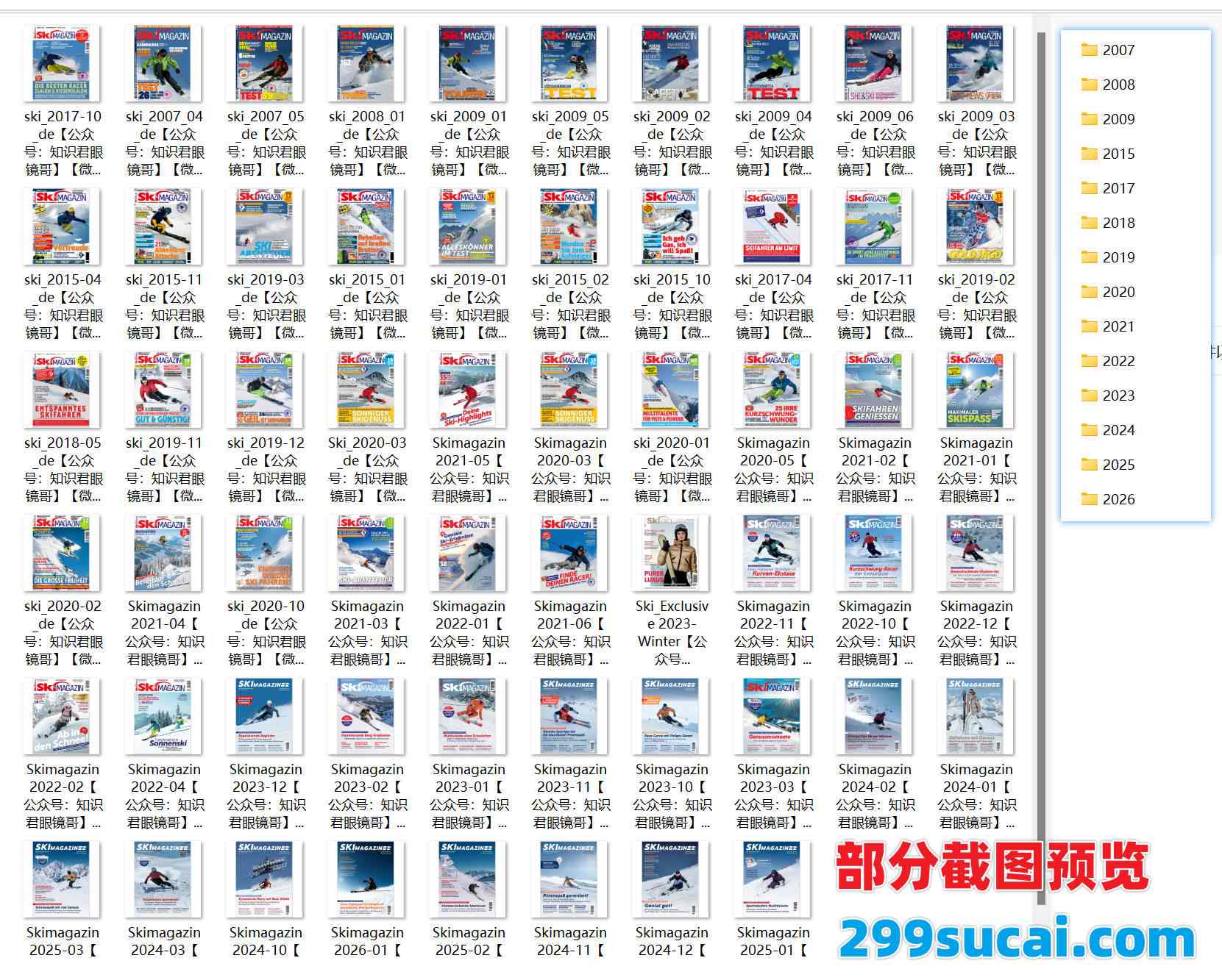 历年Skimagazine滑雪杂志电子版资源合集截图