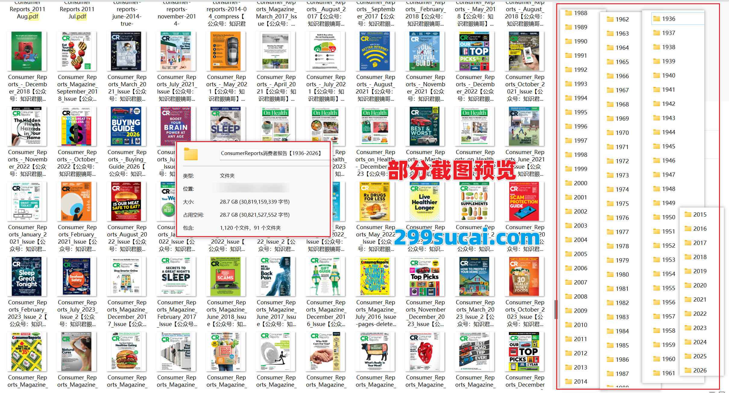 1936-2026历年消费者报告杂志电子版资源合集截图