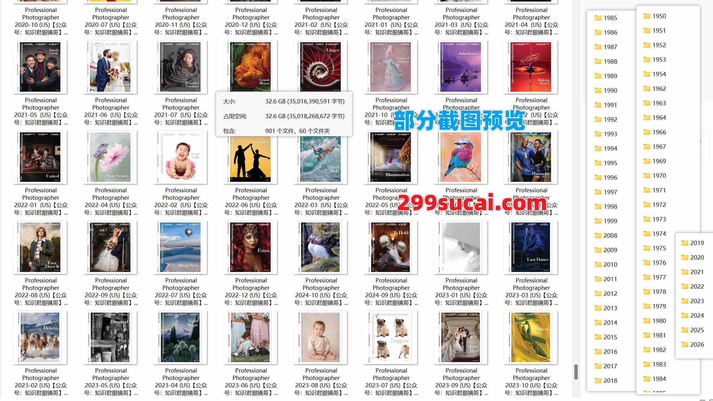 1950-2026历年美国专业摄影师杂志电子版资源合集截图
