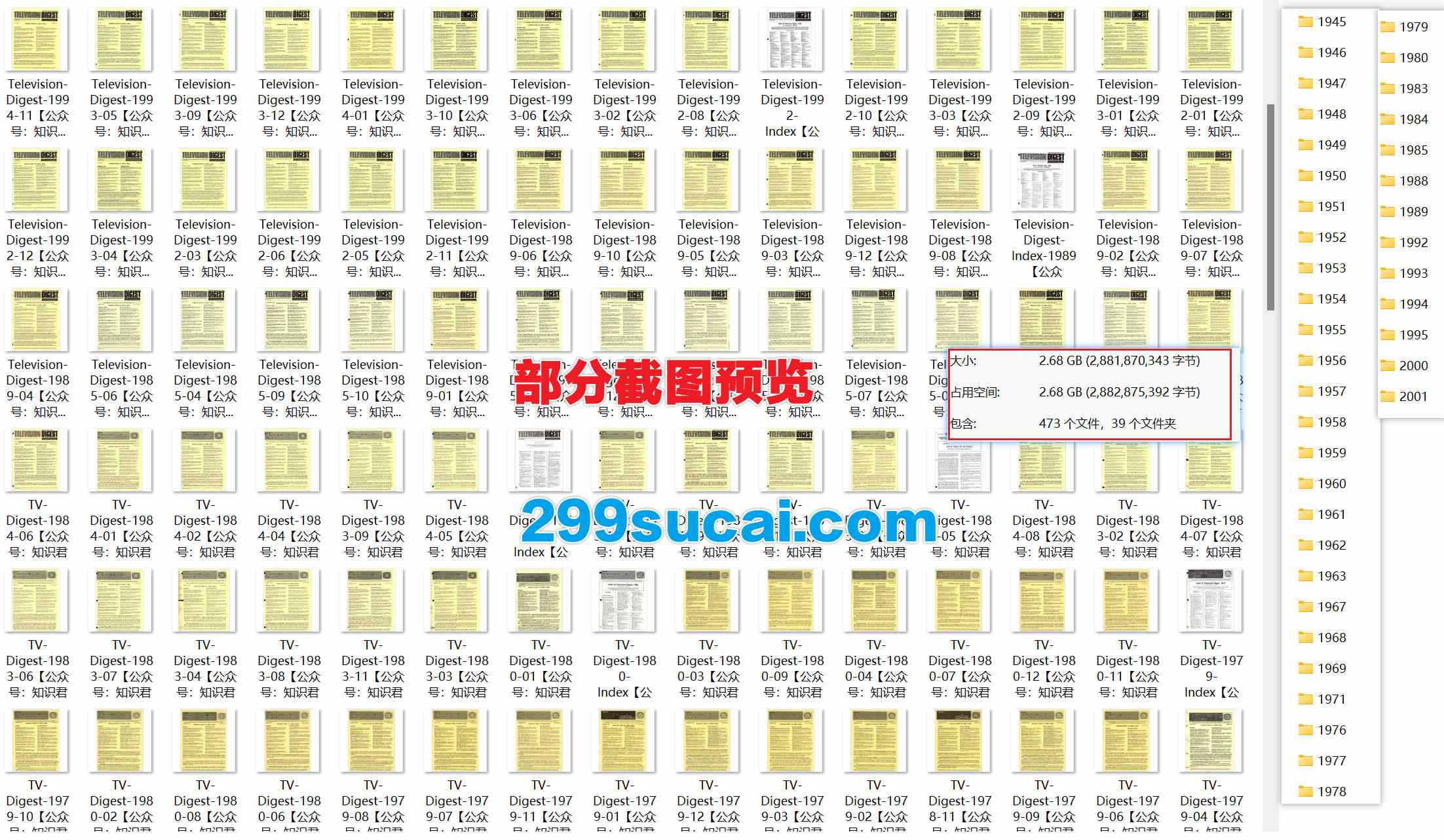 Television Digest 美国广播电视行业杂志历年电子版资源合集截图