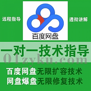 【付费远程一对一指导系列】百度网盘突破保存上限每天无限扩容技术教程+爆盘无损占位无限修复技术教程详解