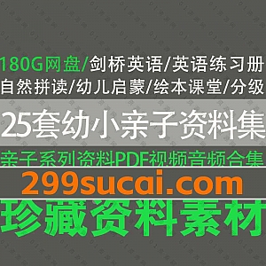 25套亲子育儿类学习资料素材180G百度网盘合集,包含Listen up/180 Days of全系列练习册/sight word kids/Daily warm-ups reading……等