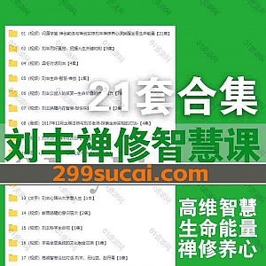 21套刘丰讲座视频音频课程+PDF电子版书籍网盘资源合集,包含科学生命观/高维智慧/教育唤醒/生命能量/禅修养心/唤醒内在智慧/精心冥想…等